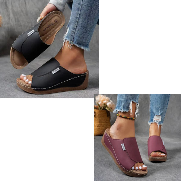 TrendStep | Orthopedische instapsandalen voor dames, comfortabel, ademend en casual