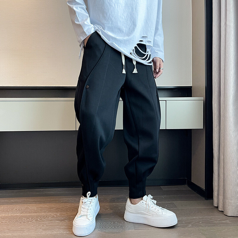 Dalibor | Heren Hype Tapered Joggingbroek Fluweel Katoen Comfortabel Stijlvol Functionele Zakken