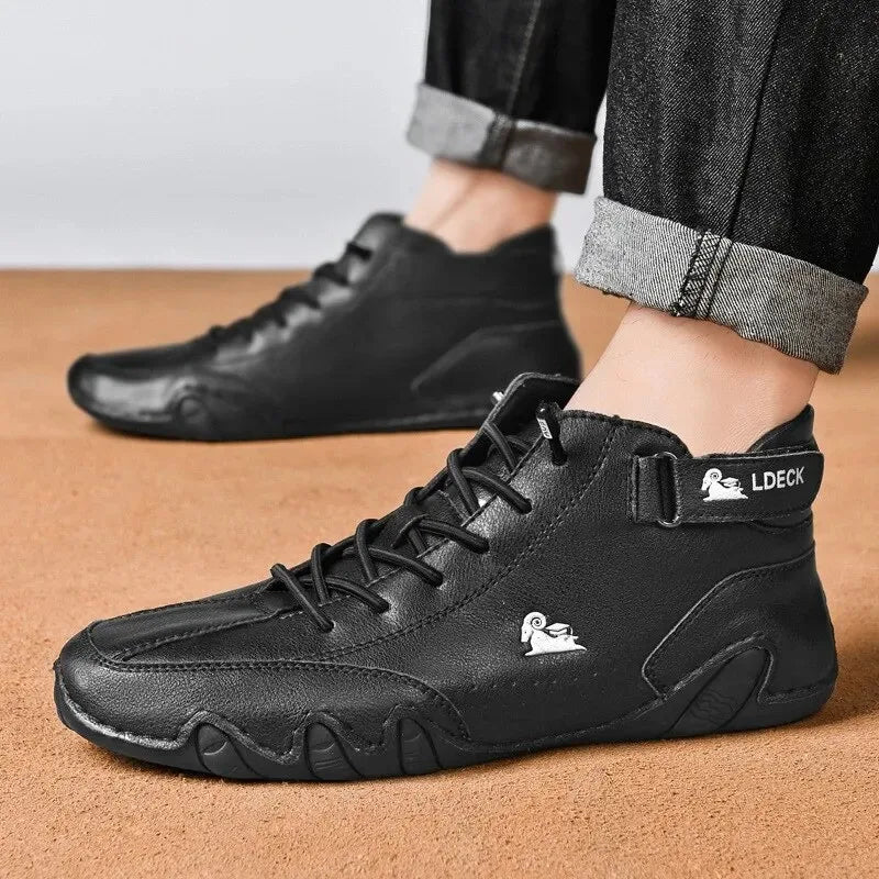 Bootrek | Bottines en daim pour homme – Bottines décontractées et élégantes avec une semelle résistante et antidérapante
