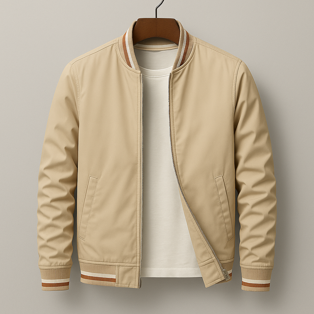 Lioren | Lässige Herren-Bomberjacke – leichte Streetwear-Jacke mit Reißverschluss
