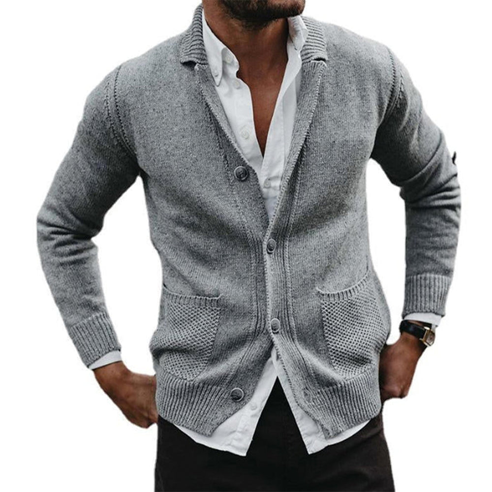 Garren | Strickcardigan für Herren – Knopfverschluss, lässige, leichte Strickjacke