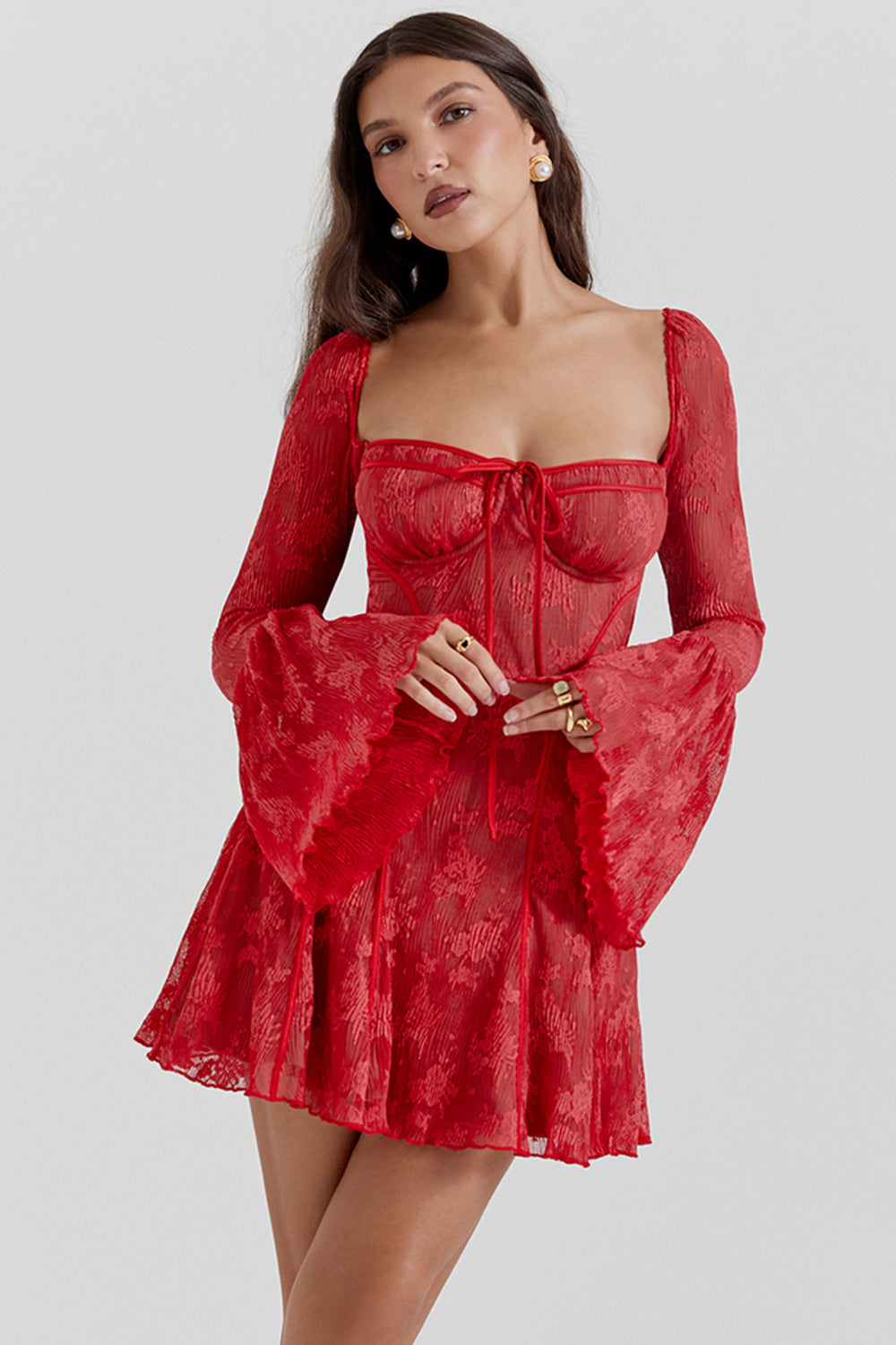 Fierael | Elegante luxe maxi-jurk voor dames – Formele avondjurk