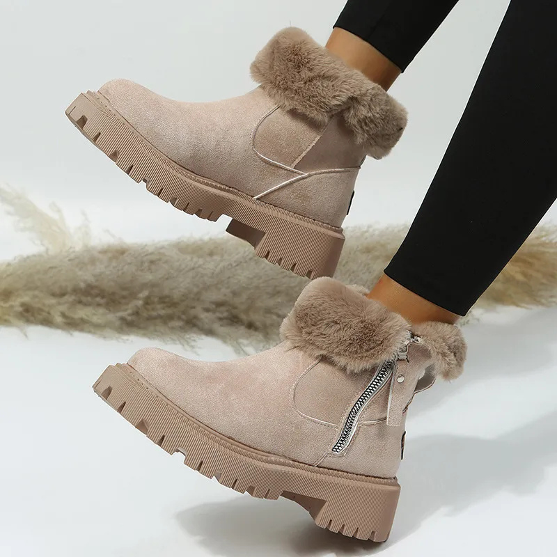 Velyra | Geïsoleerde winterlaarzen voor dames – Warme, waterdichte sneeuwschoenen