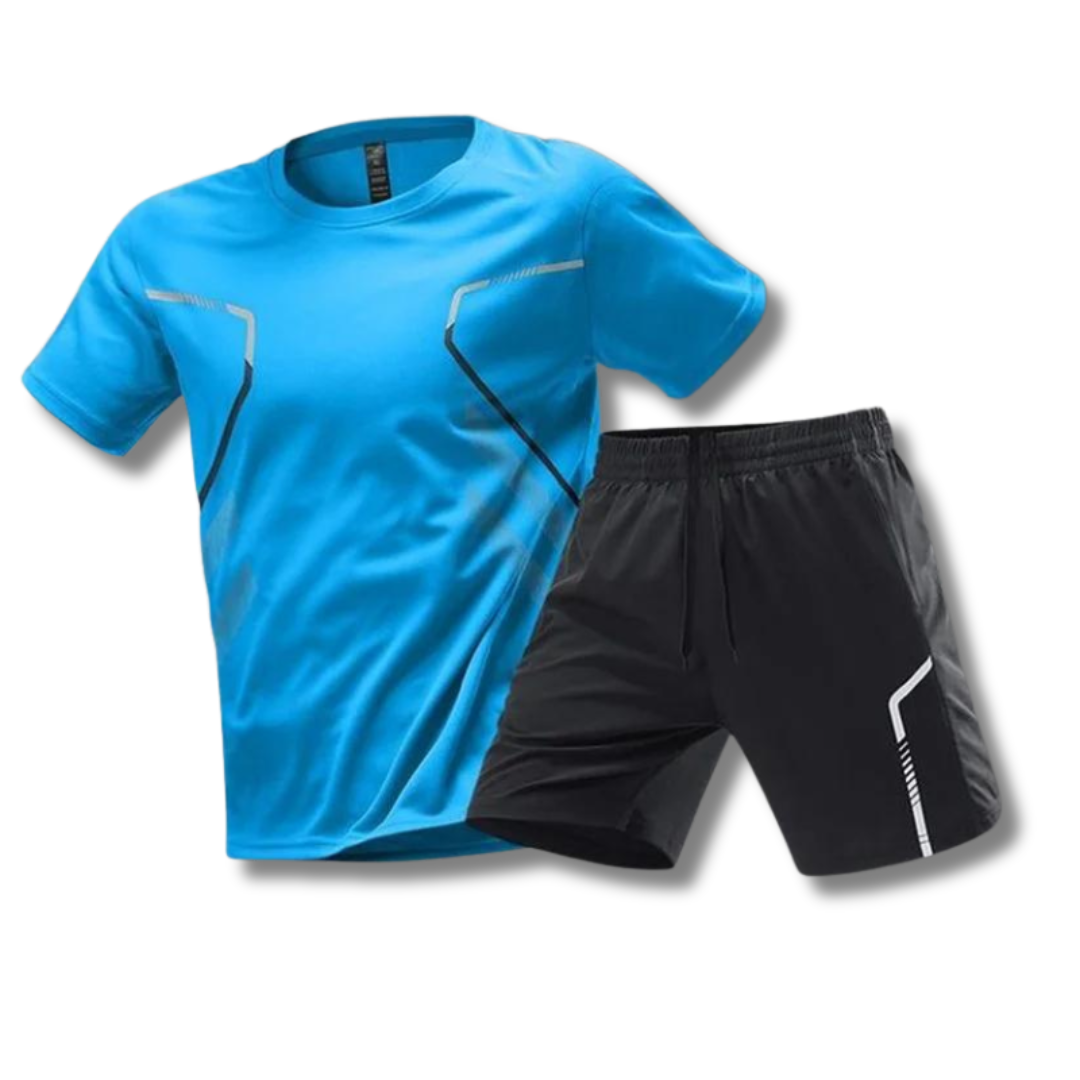 Gorvian | Tennis- en padelset voor heren – Ademende, sneldrogende sportkleding