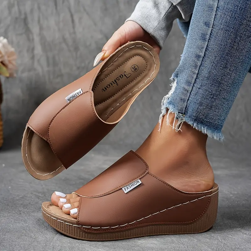 TrendStep | Orthopedische instapsandalen voor dames, comfortabel, ademend en casual
