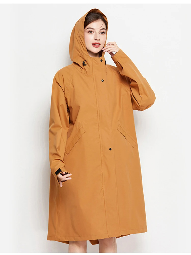 Anna | Imperméable et coupe-vent pour femme avec capuche ajustable, veste d'extérieur légère