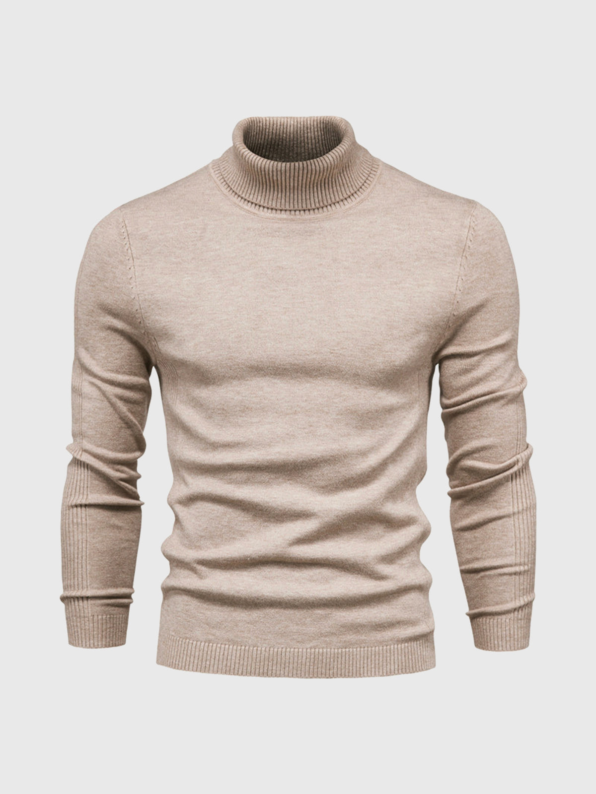 Merroth | Pull col roulé slim pour homme – lavable en machine, léger, disponible en plusieurs couleurs