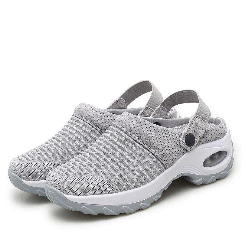 CloudClog | Orthopedische dames luchtkussenklompen – Lichtgewicht, ademend mesh instappers