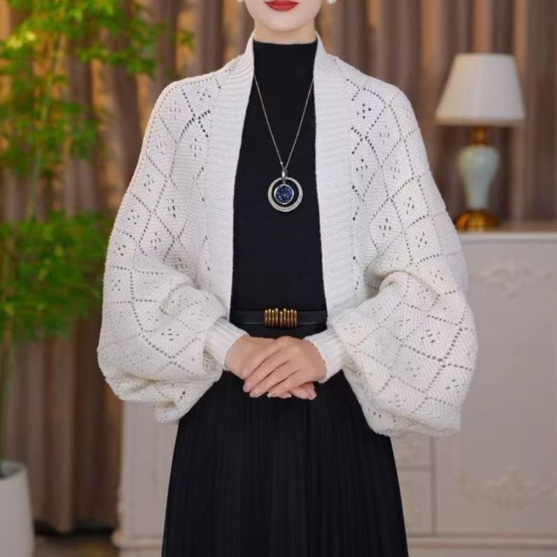 Delyss | Gilet en maille ajourée pour femme – Pull léger et élégant