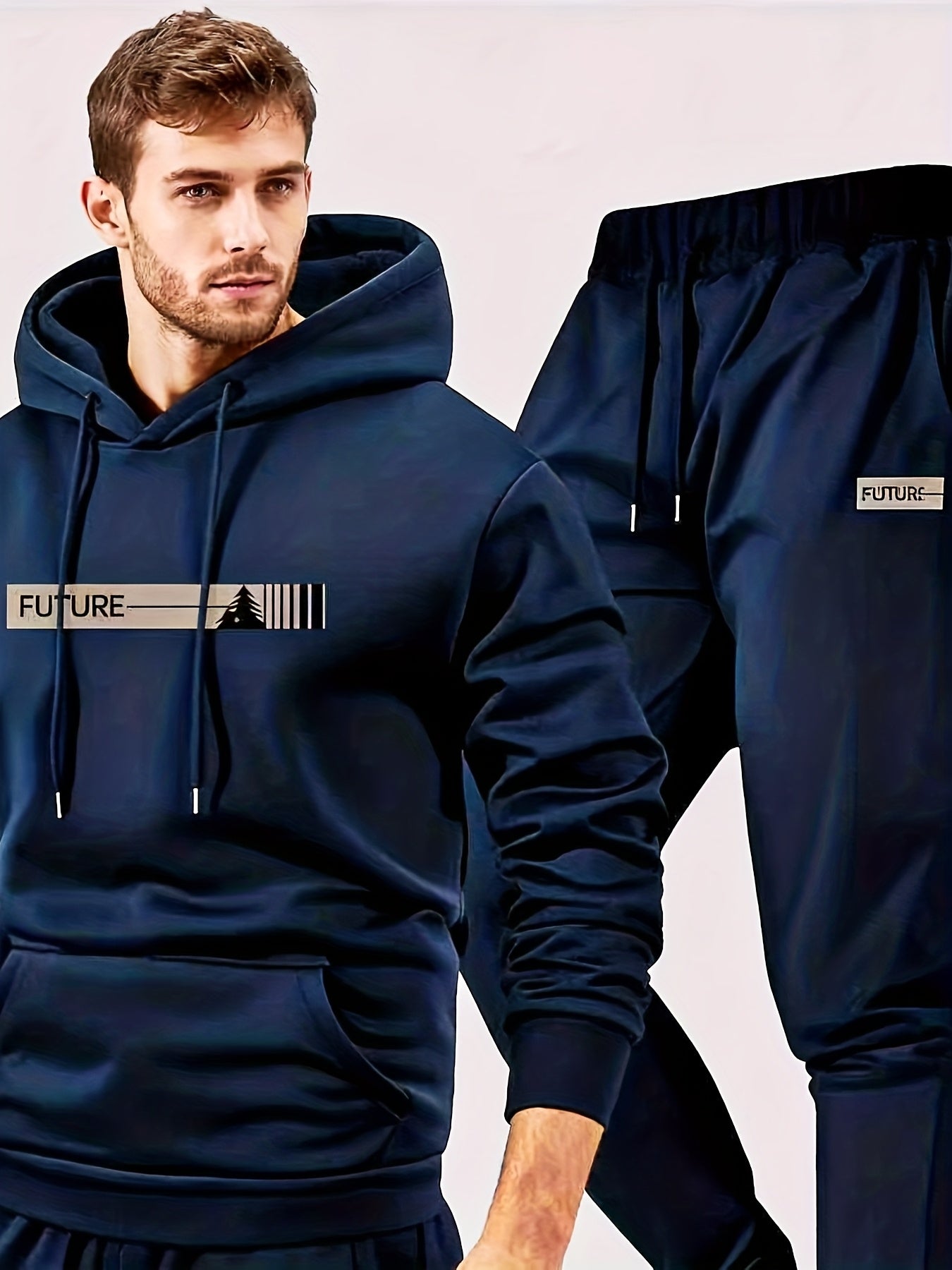 Brice | Herren 2-teiliges Hoodie- und Jogginghosen-Set – Lässige Sportbekleidung, Jogginganzug aus Stretchmaterial