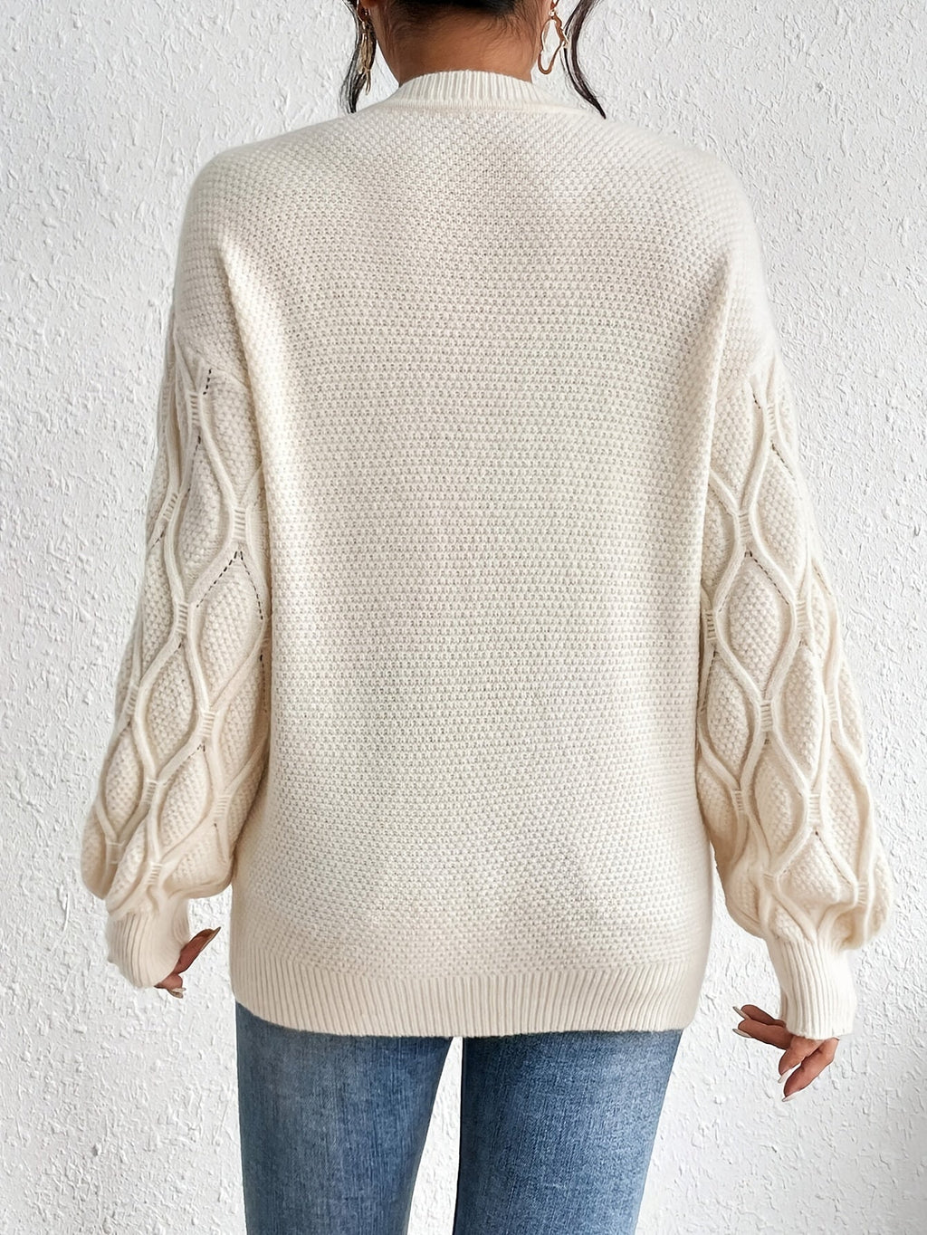 Unyssa | Pull brodé à fleurs pour femme – Haut élégant en maille