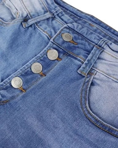 Wylina | Dames stretchjeans, slim fit, hoge taille, skinny denim broek