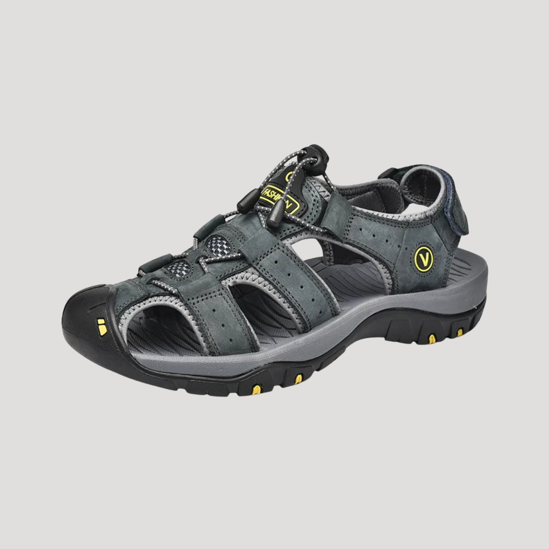 Zorvion | Wandelsandalen met gesloten teen voor heren – verstelbare zomerschoenen voor buiten