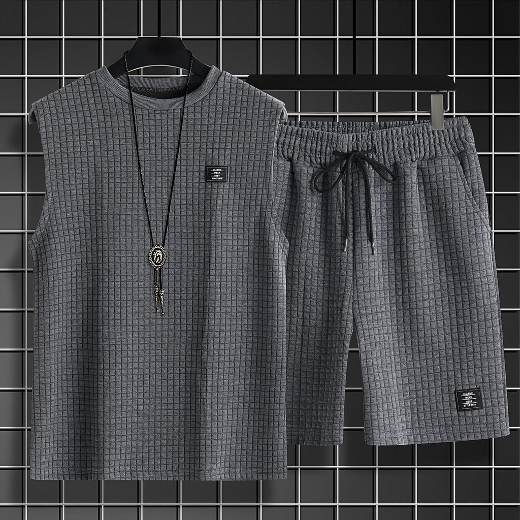 Zorren | Casual 2-delige Set – Mouwloos Vest & Short Set, Zomer Sportieve Matchende Outfit
