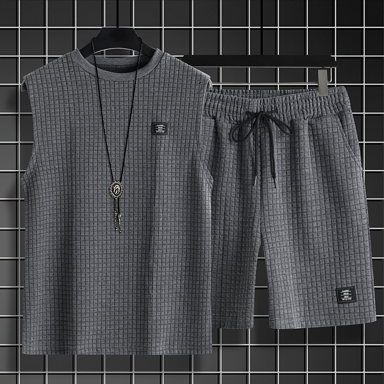 Zorren | Casual 2-delige Set – Mouwloos Vest & Short Set, Zomer Sportieve Matchende Outfit