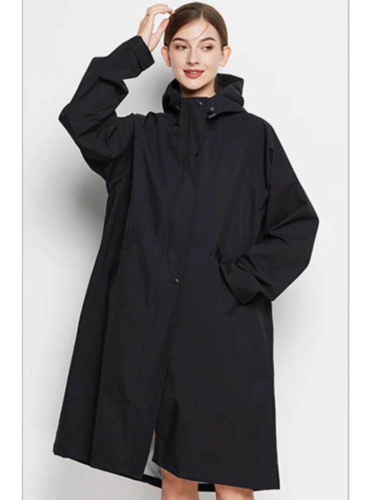 Anna | Imperméable et coupe-vent pour femme avec capuche ajustable, veste d'extérieur légère