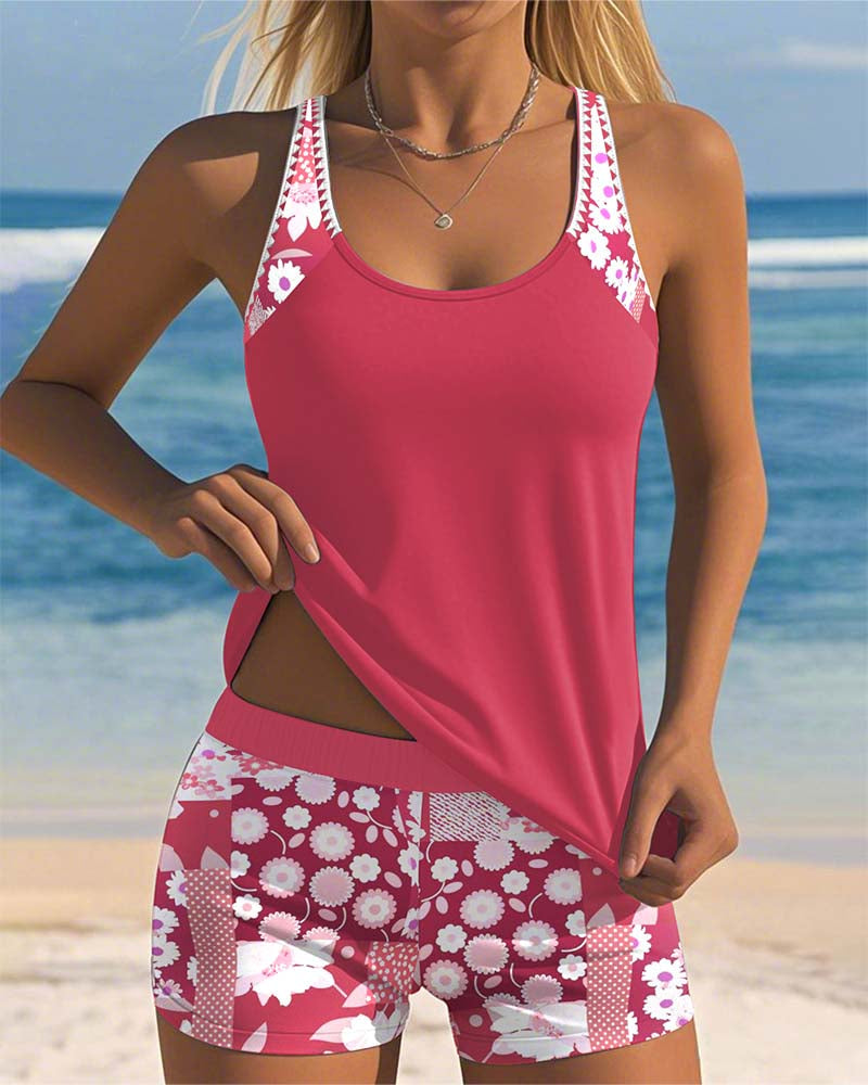 Jelora | Zomerse zwemset – Chique tweedelige strandkleding