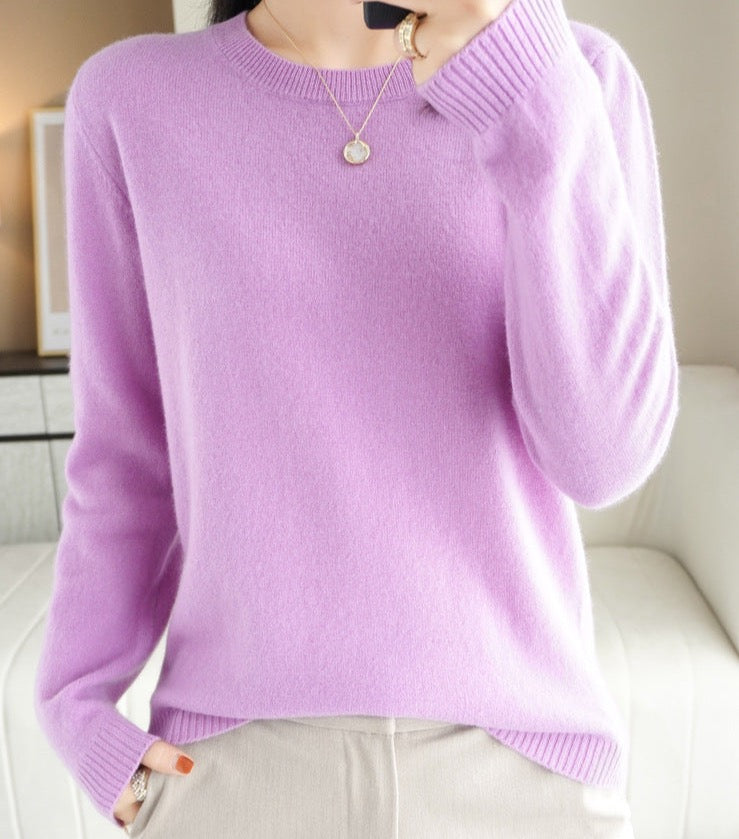 Sanne | Eleganter Pullover aus Merinowolle, weich und atmungsaktiv, leichter Strickpullover