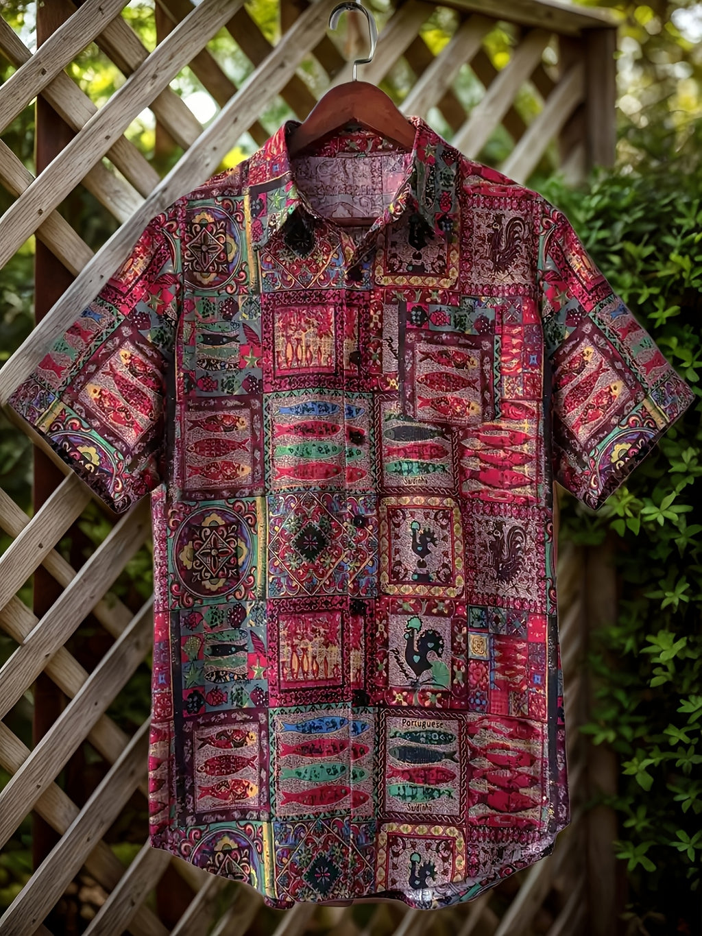 Zayor | Heren 3D Digitale Print T-shirt – Etnische Tribal Graphic Tee, Casual Losse Pasvorm