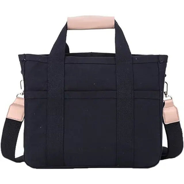 Lura | Canvas draagtas voor dames – schoudertas met meerdere vakken