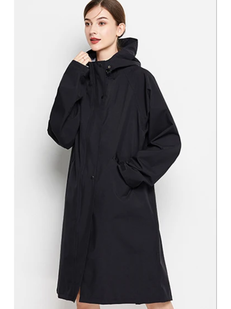 Anna | Imperméable et coupe-vent pour femme avec capuche ajustable, veste d'extérieur légère