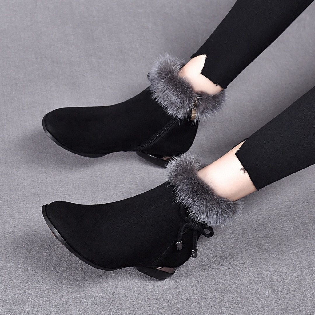 Fionelle | Winterstiefel aus Leder für Damen – weich, warm und elegant