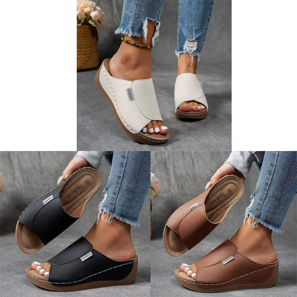TrendStep | Orthopedische instapsandalen voor dames, comfortabel, ademend en casual