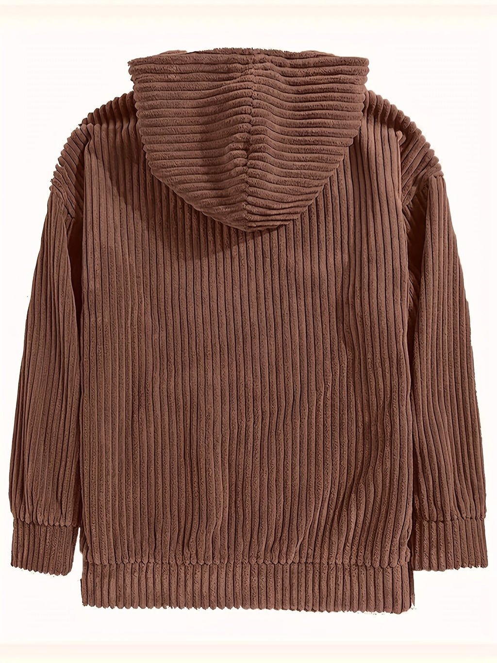 Berthar | Heren corduroy sweater met capuchon – Casual trui met lange mouwen voor herfst en winter