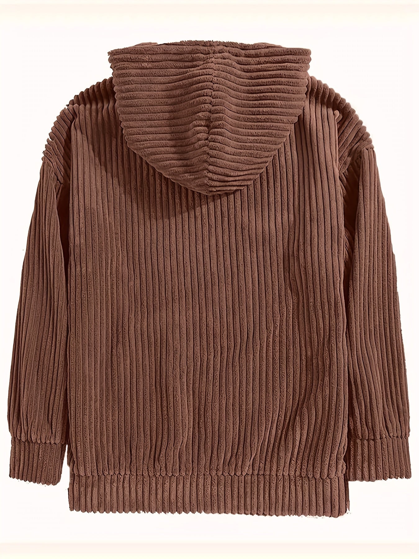 Berthar | Heren corduroy sweater met capuchon – Casual trui met lange mouwen voor herfst en winter