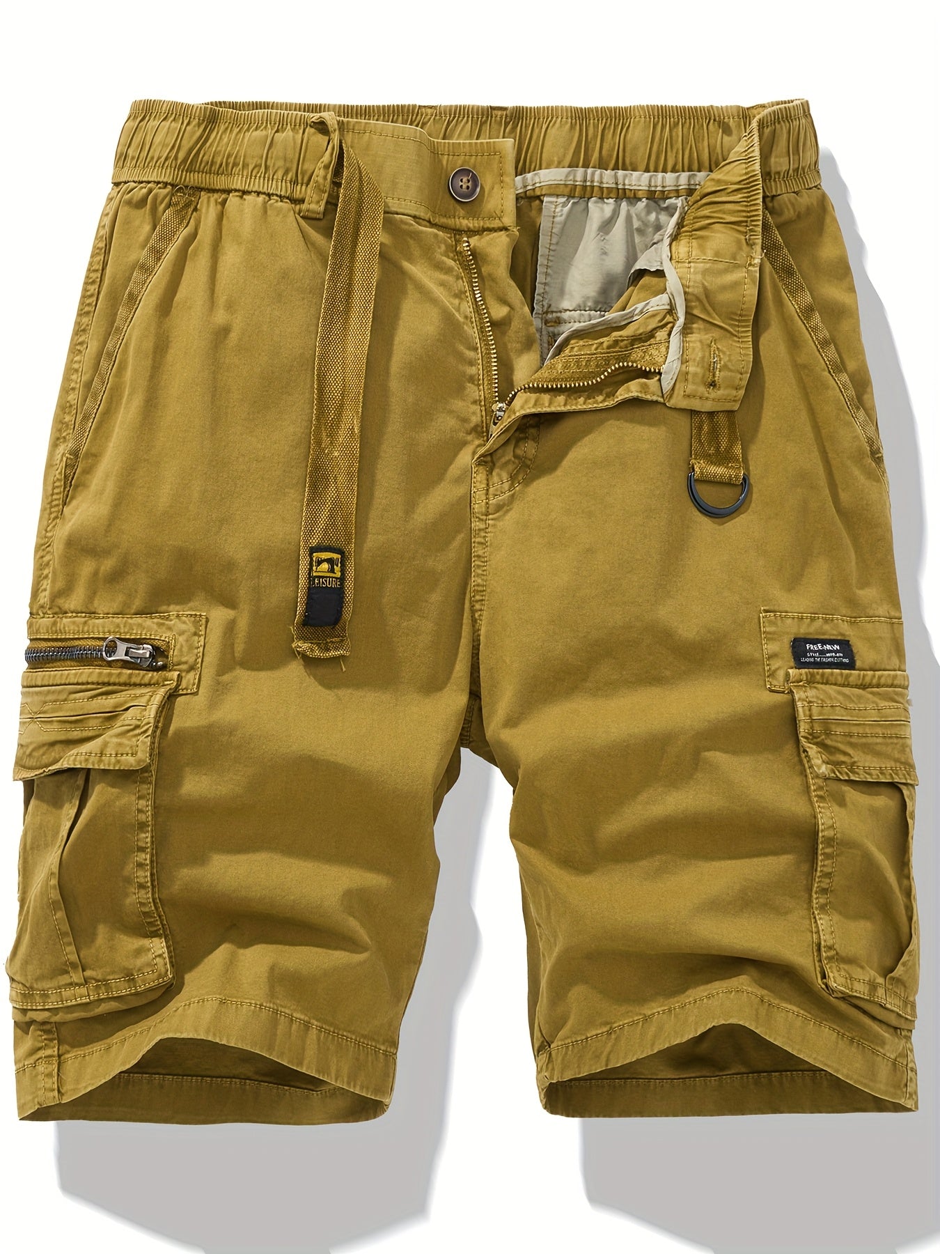 Vexor | Heren Katoenen Cargo Shorts – Losse Pasvorm, Casual Zomershorts met Meerdere Zakken