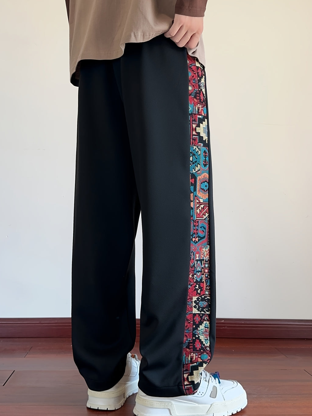 Ivaron | Herenbroek met wijde pijpen – Loszittende casual broek
