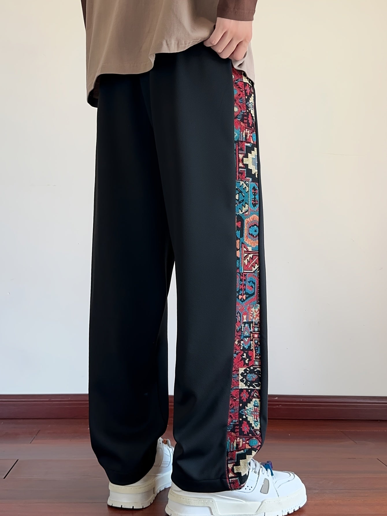 Ivaron | Herenbroek met wijde pijpen – Loszittende casual broek