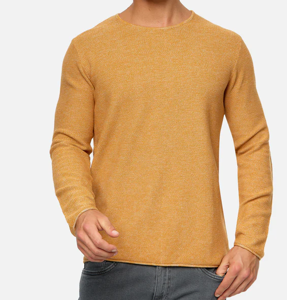 Lorvric | Klassischer Herren-Rundhalspullover – Leichter, atmungsaktiver Strickpullover, lässiges Oberteil