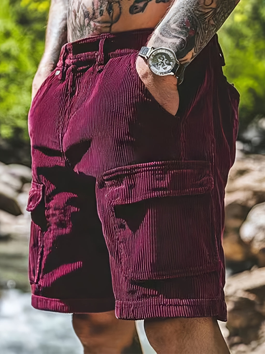Roly | Stevige corduroybroek voor heren – Casual werkbroek met 3D-weefpatroon