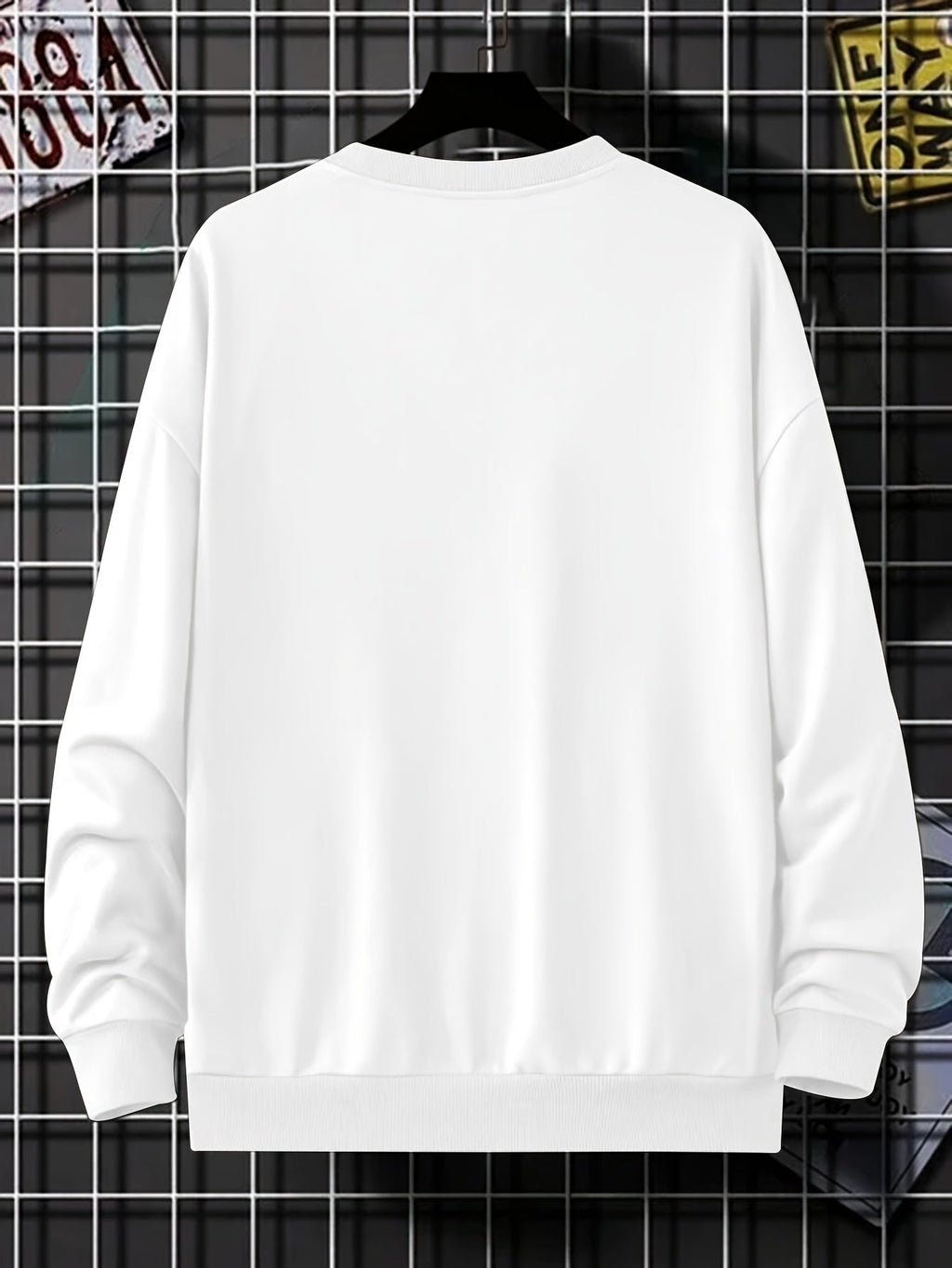 Dasric | Heren sweatshirt met lettersprint – Stijlvolle casual trui, oversized pasvorm