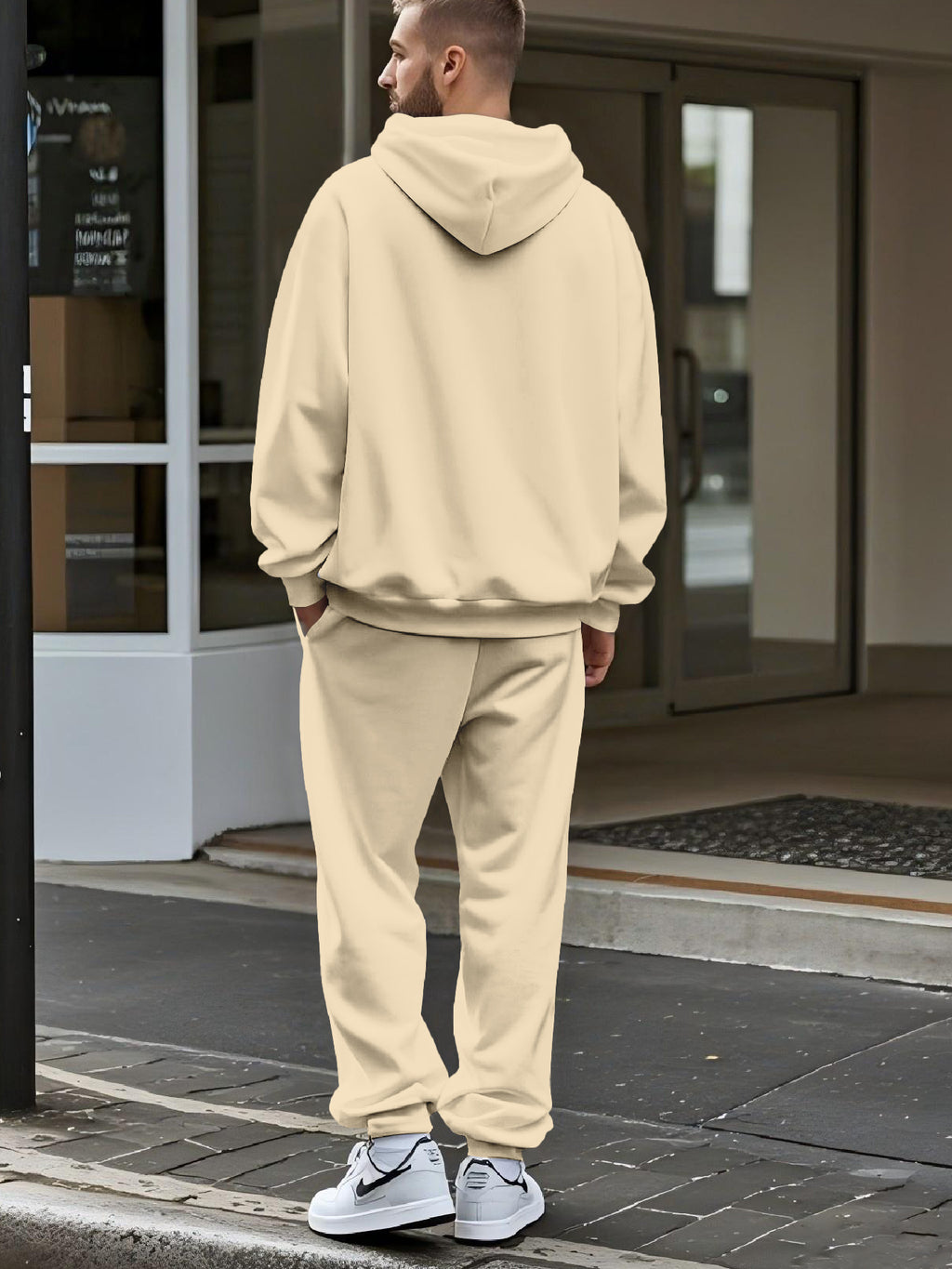 Bardon | Casual sport hoodie & joggingbroek set – Lichtgewicht joggingpak, comfortabele tweedelige outfit