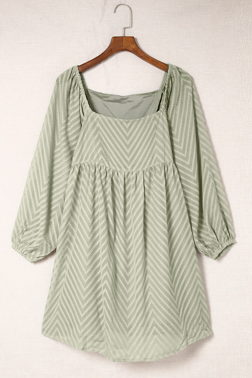 Pryselle | Korte babydoll-jurk voor dames met vierkante halslijn en pofmouwen, casual zomeroutfit