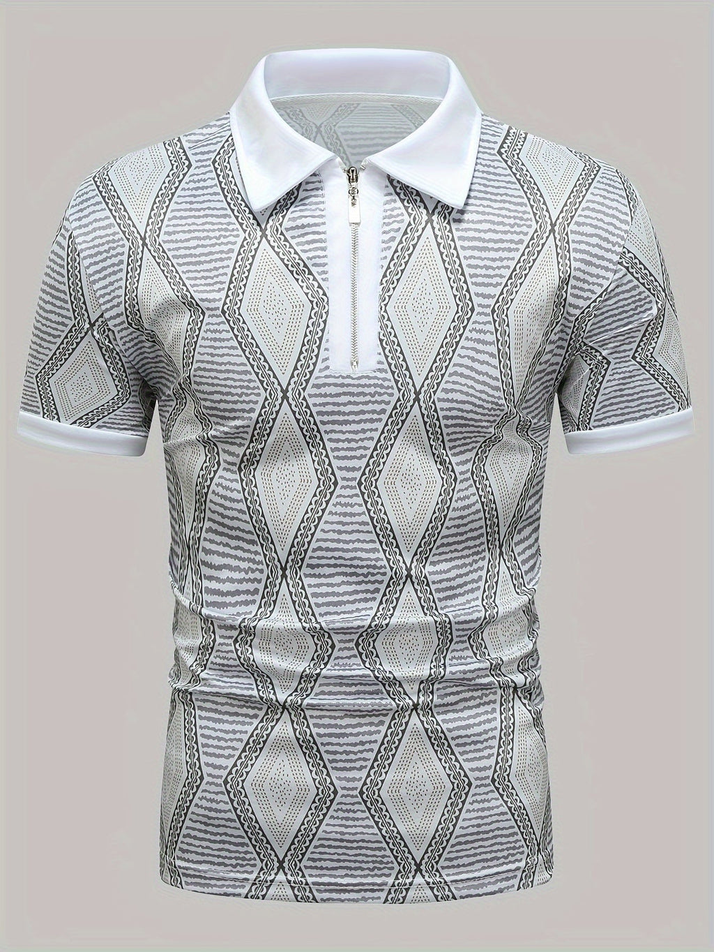 Elwood | Lässiges Herren-Poloshirt mit kurzen Ärmeln und Reißverschluss – Atmungsaktiv, stylisch und leicht