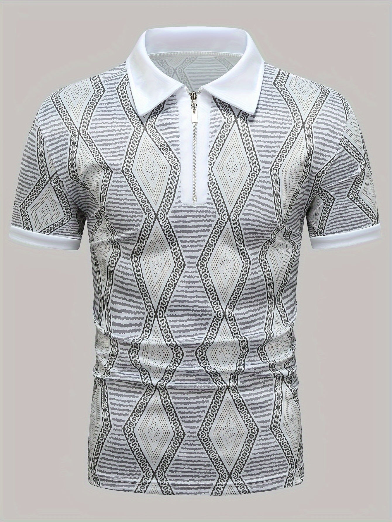 Elwood | Heren Casual Polo Shirt met Korte Mouw en Ritssluiting - Ademend, Stijlvol & Lichtgewicht