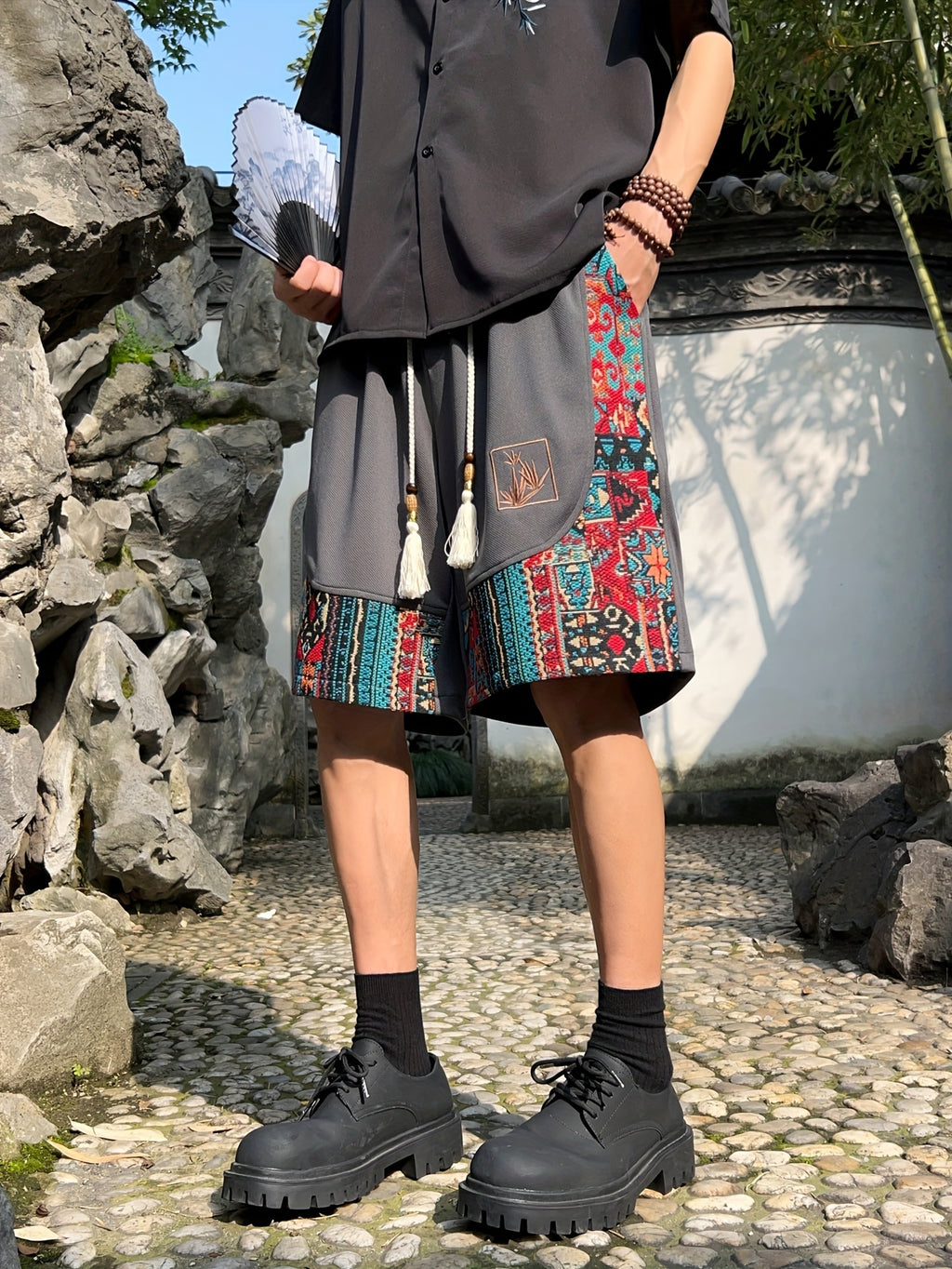 Kaelorn | Retro zomershort voor heren – casual streetwear trendy shorts, relaxed fit