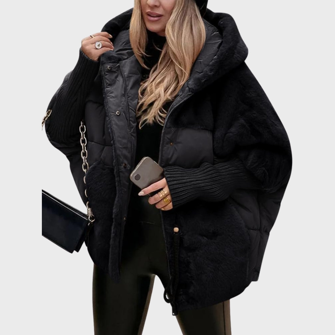 Arvella | Stilvolle Damen-Daunenjacke mit Kapuze, lockere Passform, warme Herbstjacke