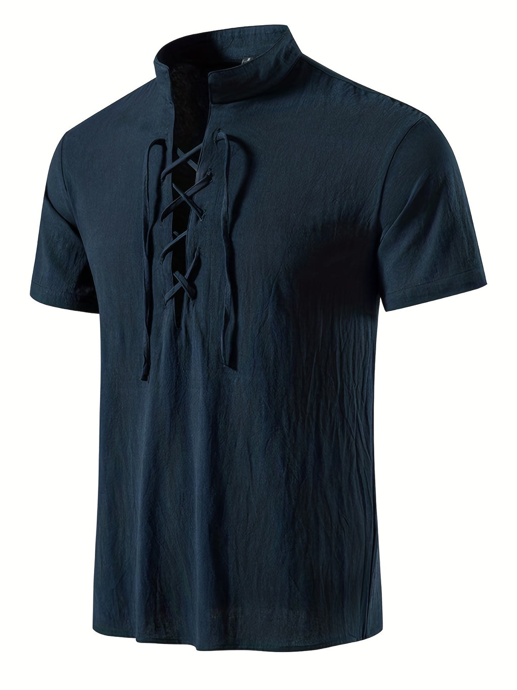 Varekion | Heren Casual Shirt met Korte Mouwen – Lichtgewicht Zomer Strandshirt