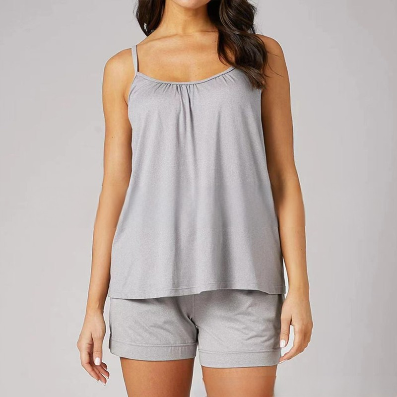 Grivella | Luchtige gewatteerde tanktop voor dames – Losvallend, lichtgewicht, mouwloos