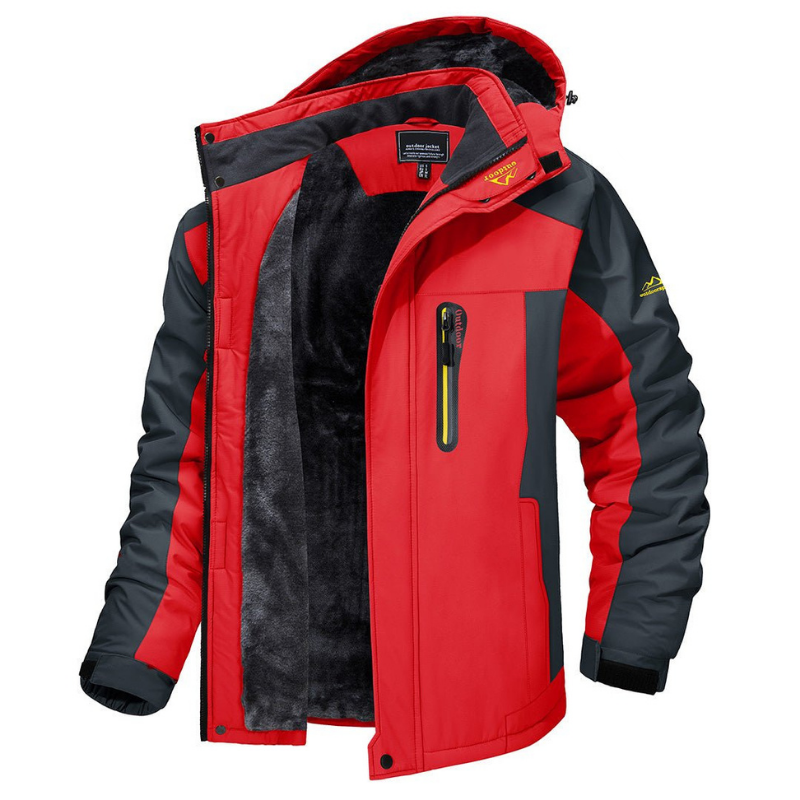 Bjornulf | Heren outdoor winterjas waterdicht winddicht geïsoleerd fleece gevoerd duurzaam stijlvolle jas