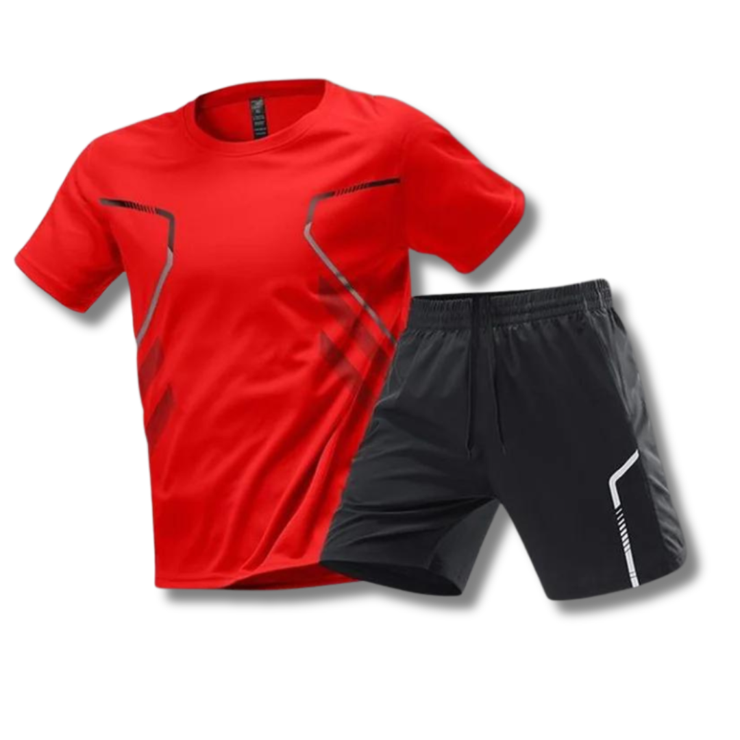 Gorvian | Tennis- en padelset voor heren – Ademende, sneldrogende sportkleding