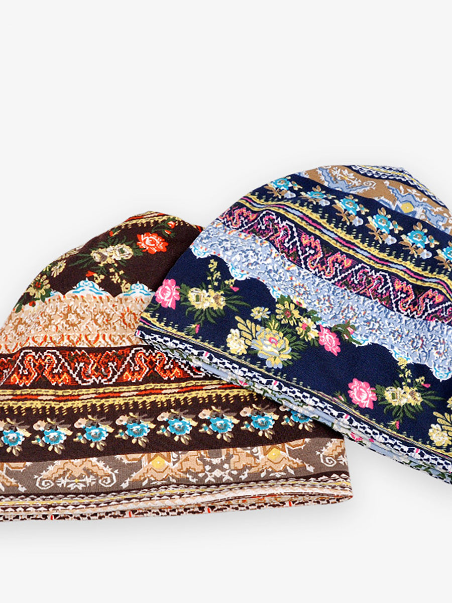 Orvielle | Zonnehoed voor dames met bloemenprint – Lichtgewicht buckethoed voor de lente en zomer