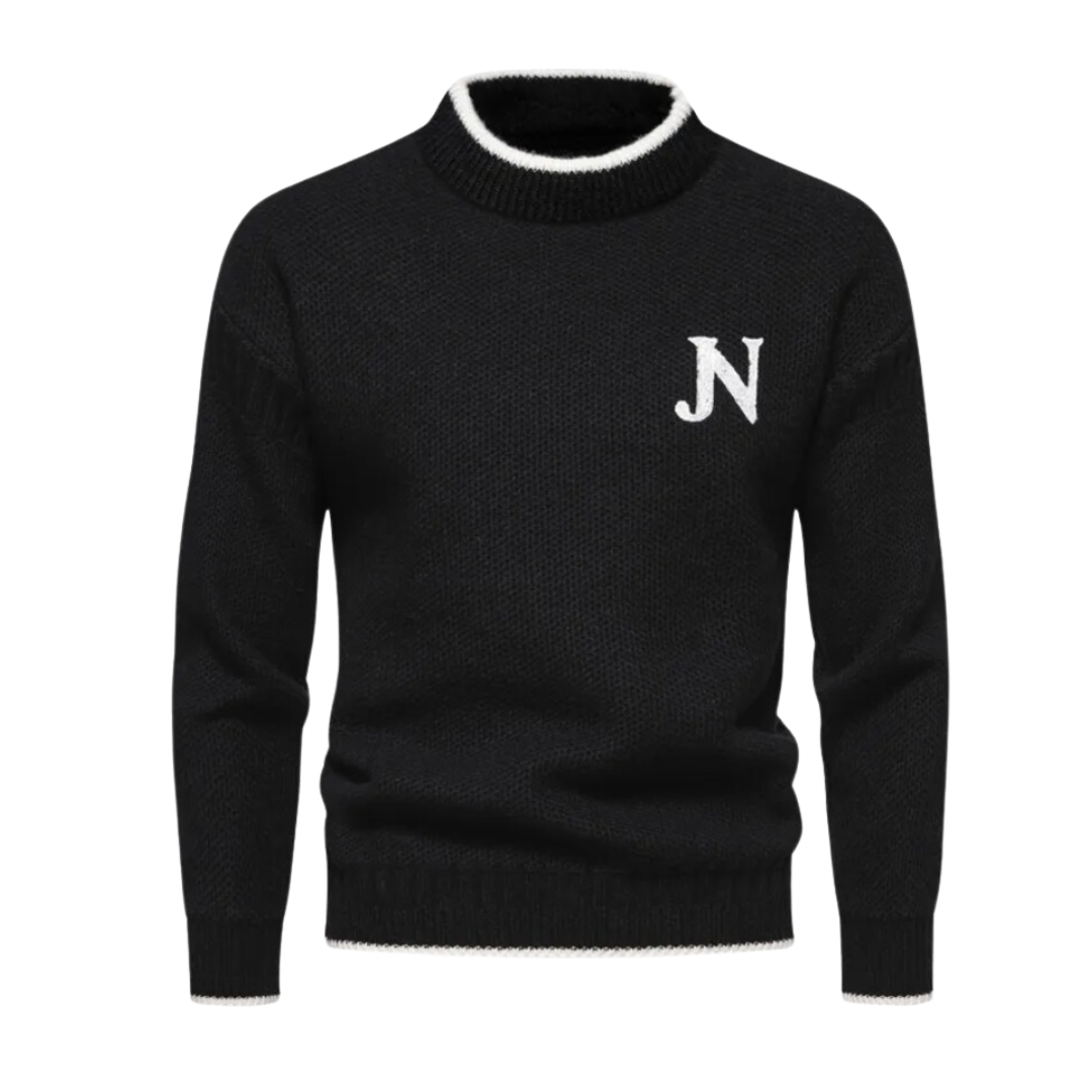 Zevik | Comfortabele gebreide trui voor heren voor dagelijks gebruik – zachte top met lange mouwen, casual gelaagde gebreide kleding