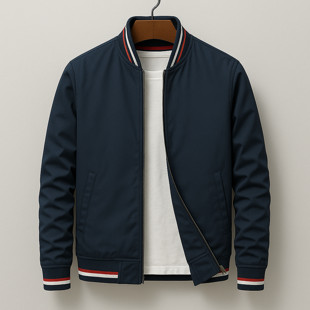 Lioren | Lässige Herren-Bomberjacke – leichte Streetwear-Jacke mit Reißverschluss
