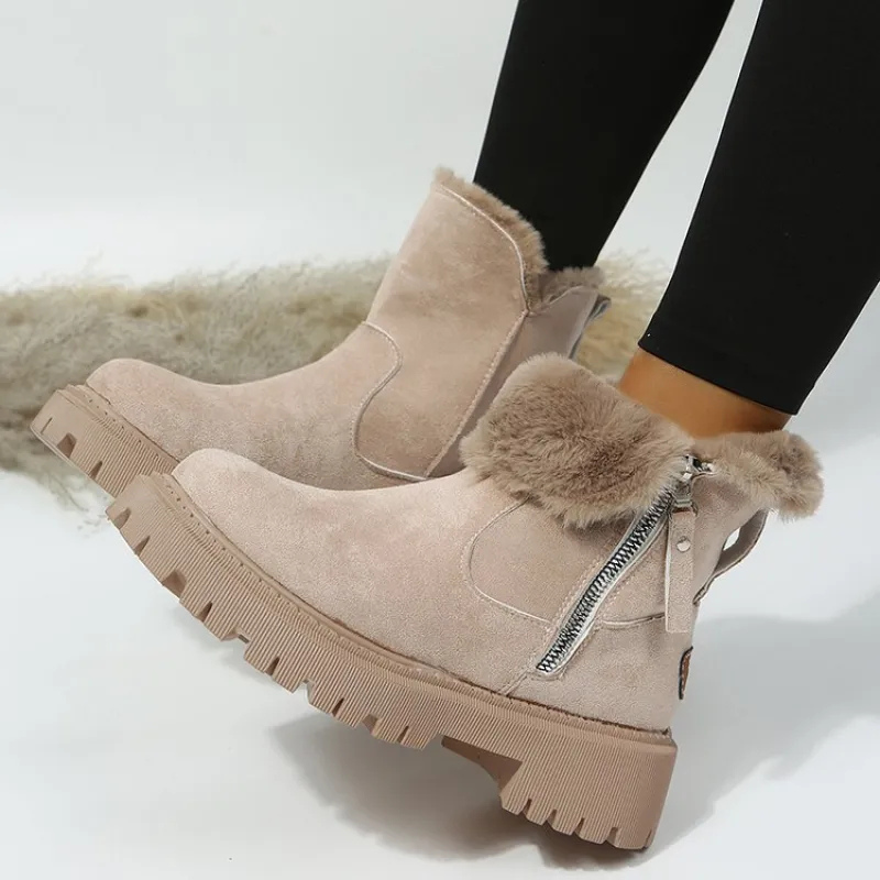 Velyra | Geïsoleerde winterlaarzen voor dames – Warme, waterdichte sneeuwschoenen