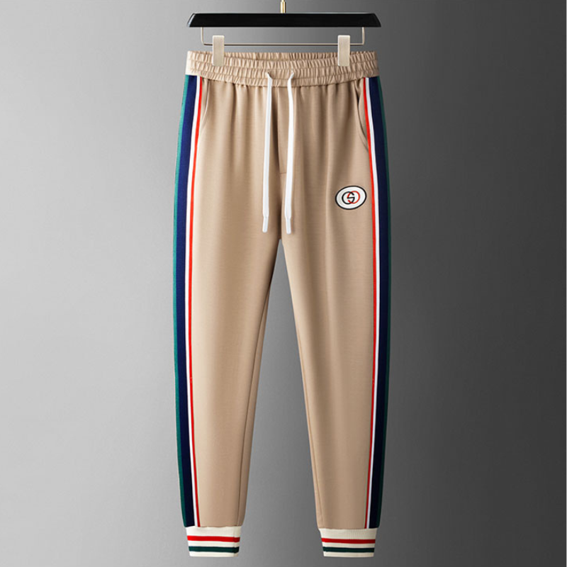 Benedetto | Survêtement homme haut de gamme – Coupe ajustée, décontracté et loungewear, bleu marine/beige